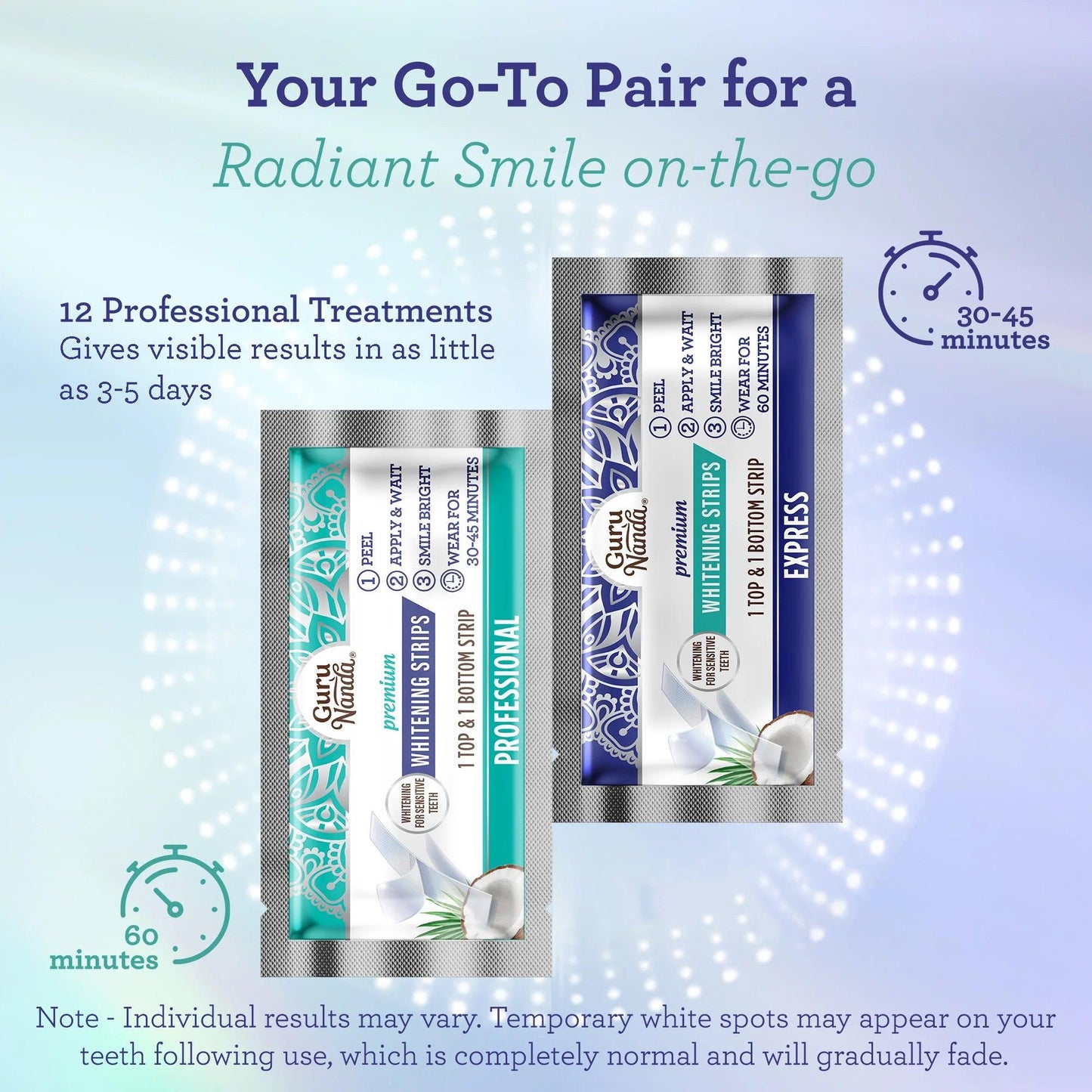 🥥Teeth Whitening Strips-Whiter teeth in 3 days